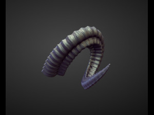 45 HORNS high poly sculpts Model 3D