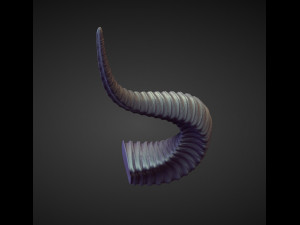 45 HORNS high poly sculpts Model 3D