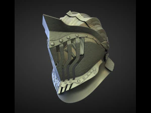 15 HELMETS Low poly and high poly 3D Model