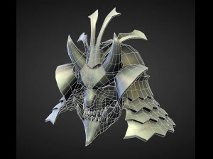 15 HELMETS Low poly and high poly 3D Model