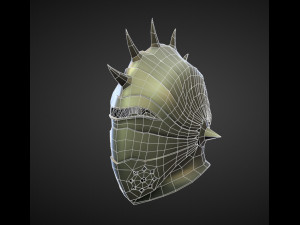 15 HELMETS Low poly and high poly Model 3D