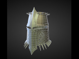 15 HELMETS Low poly and high poly Model 3D