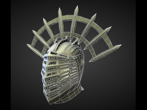 15 HELMETS Low poly and high poly Model 3D