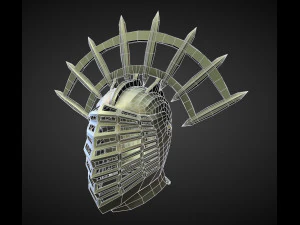 15 HELMETS Low poly and high poly 3D Model