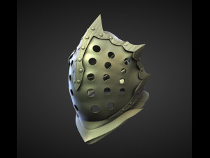 15 HELMETS Low poly and high poly Model 3D