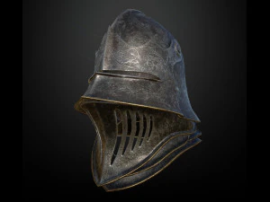 15 HELMETS Low poly and high poly 3D Model