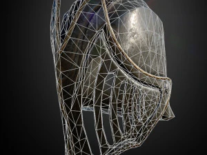 15 HELMETS Low poly and high poly 3D Model