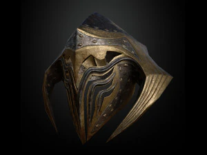 15 HELMETS Low poly and high poly 3D Model