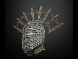 15 HELMETS Low poly and high poly 3D Model