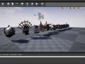 15 HELMETS Low poly and high poly 3D Model
