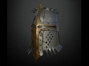 15 HELMETS Low poly and high poly 3D Model