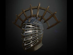 15 HELMETS Low poly and high poly 3D Model