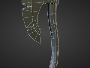 15 AXES Low poly and high poly 3D मॉडल