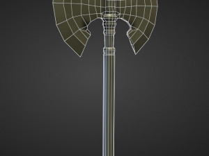 15 AXES Low poly and high poly 3D मॉडल