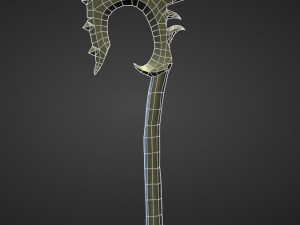 15 AXES Low poly and high poly 3D मॉडल