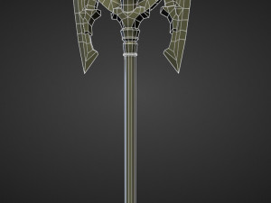 15 AXES Low poly and high poly 3D मॉडल