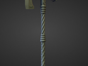 15 AXES Low poly and high poly 3D मॉडल