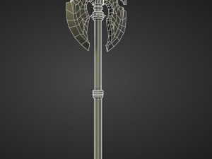 15 AXES Low poly and high poly 3D मॉडल