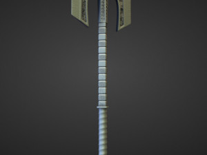 15 AXES Low poly and high poly 3D मॉडल