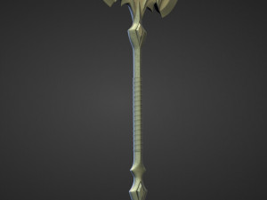 15 AXES Low poly and high poly 3D मॉडल