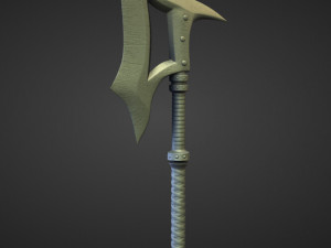 15 AXES Low poly and high poly 3D मॉडल