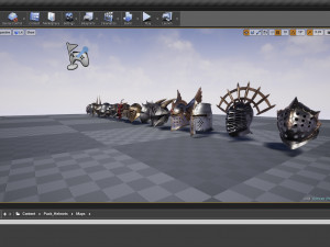 15 HELMETS Game Ready 3D Модель