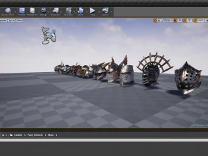 15 ヘルメットゲーム対応 3Dモデル