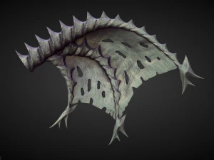 45 WINGS AND FINS high poly sculpts 3D Model