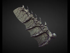 45 WINGS AND FINS high poly sculpts 3D Model