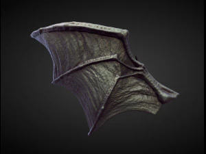 45 WINGS AND FINS high poly sculpts 3D Model