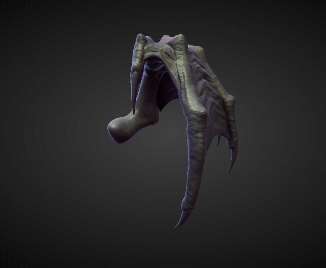 Clawed Monster Arms - 3D Model by Game-Ready Studios