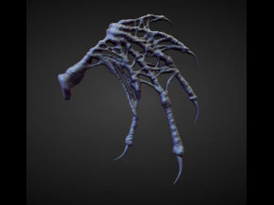 45 WINGS AND FINS high poly sculpts 3D Model