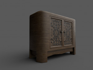 old nightstand 3Dモデル