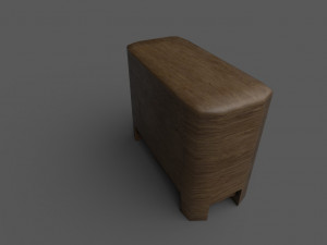 old nightstand 3Dモデル