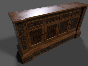 old dresser 3D 모델