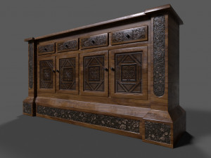 old dresser 3D 모델