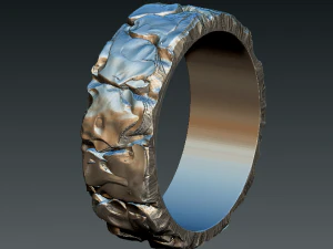 perhiasan cincin batu Model 3D