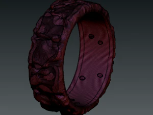 perhiasan cincin batu Model 3D