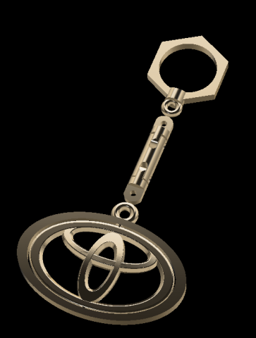 toyota trinket jewellery 3D Model .c4d .max .obj .3ds .fbx .stl .blend