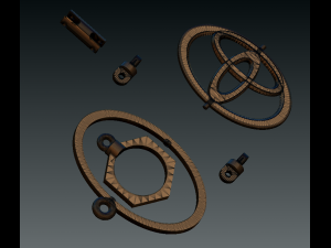 toyota trinket jewellery 3D Model