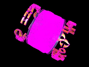 带葡萄的结婚戒指 3D 模型