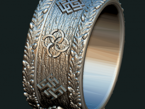 wedding ring rodnover svadebnik 3D 모델