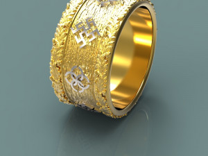 wedding ring rodnover svadebnik 3D Model