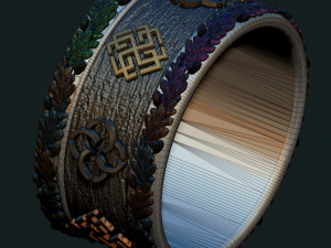 wedding ring rodnover svadebnik 3D Model