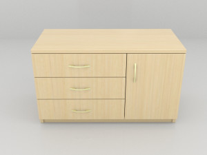chest of drawers Modelo 3D