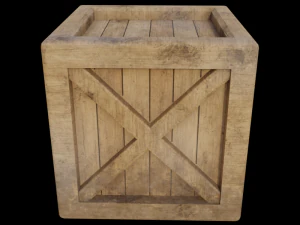 wooden crate 3D Model