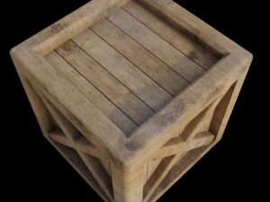 wooden crate 3D Model