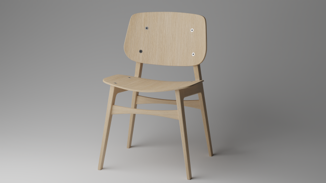 chair Model 3D .c4d .max .obj .3ds .fbx .stl .blend 