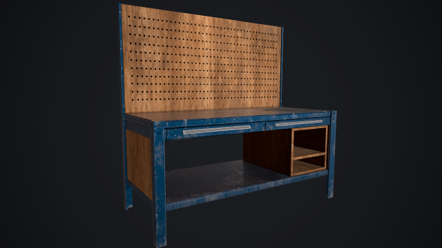 workbench 3Dモデル .c4d .max .obj .3ds .fbx .stl .blend 