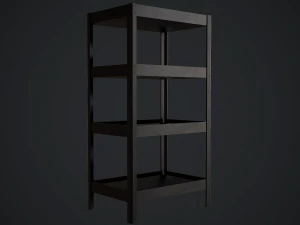 prateleira de metal - desgastada Modelo 3D